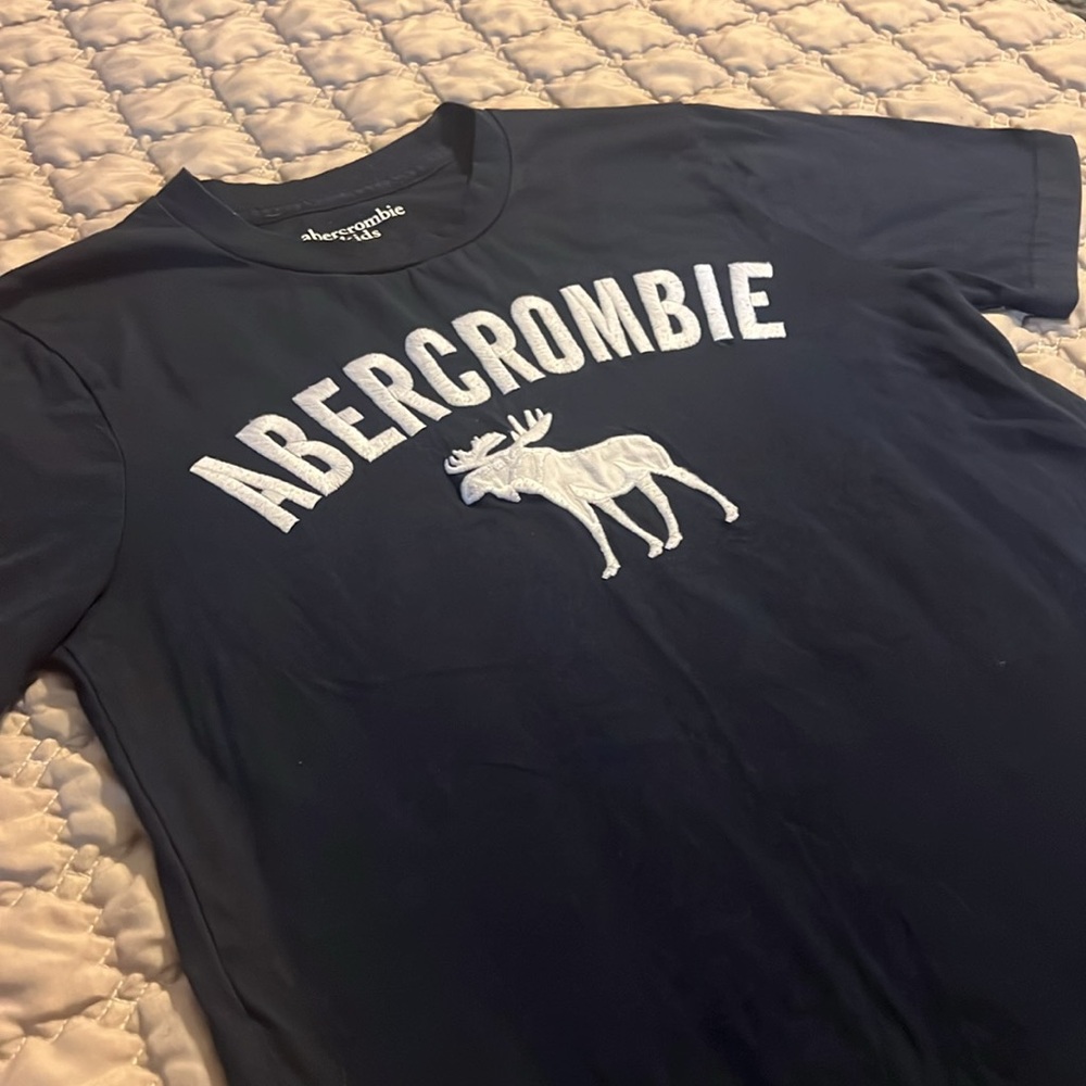 Youth Abercrombie & Fitch Navy Blue Tee 11/12